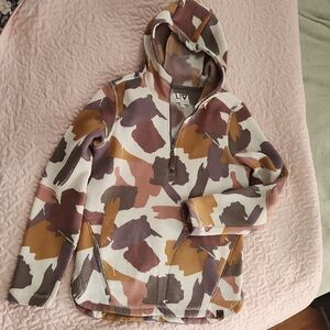 LIV Outdoor Women's Abstract Pattern Hooded Pullover